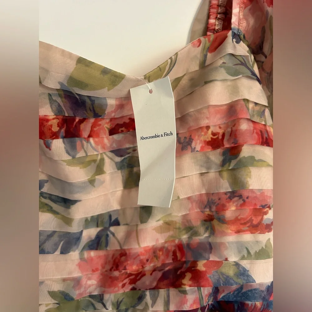 The A&F Emerson Angel Sleeve Midi Dress Large Tall - Picture 5 of 8
